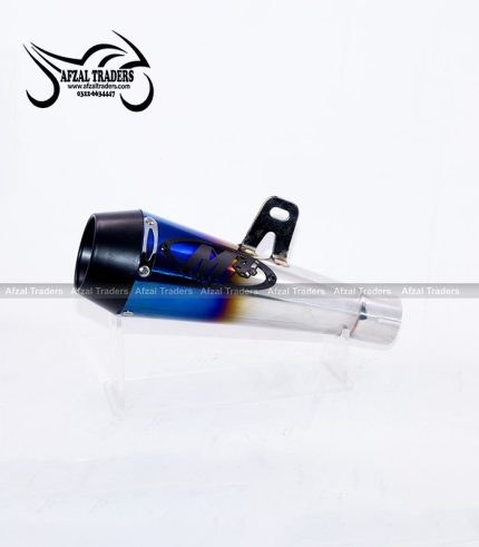 M4 Exhaust Black Silver Titanium For All Bikes