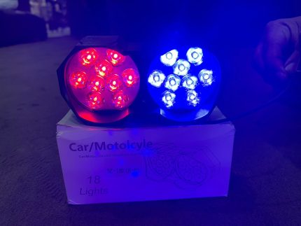 18 LEDs Lights For Motorbike 30 Watt 3000LM