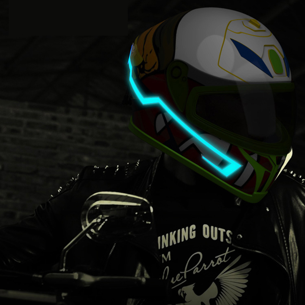 helmet neon light