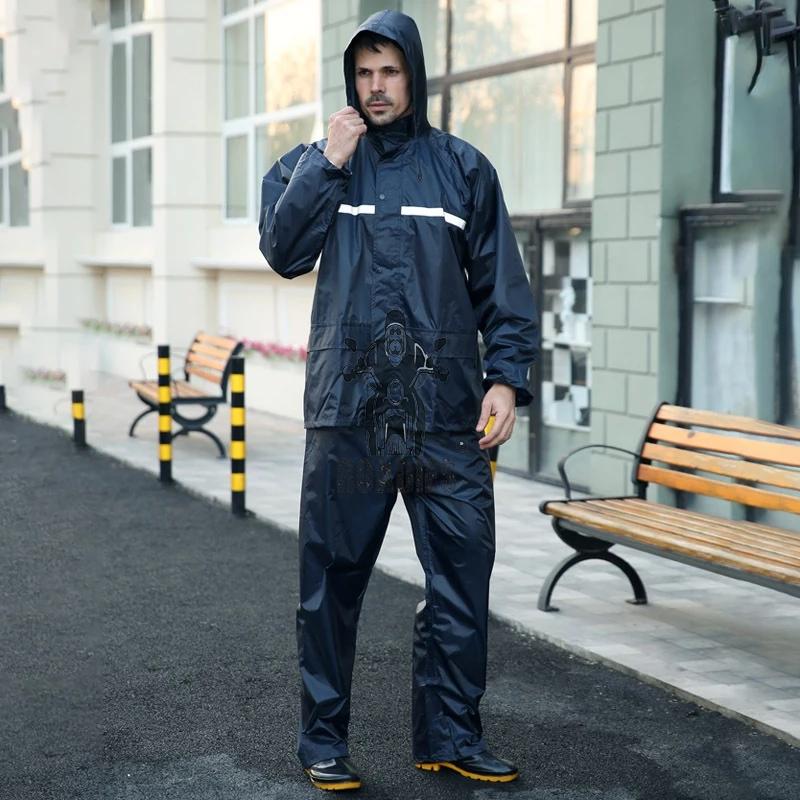High Quality Motorcycle and Trekking Waterproof Conjoined Rain Suit