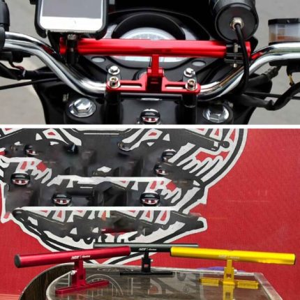 Universal Handle Center Rod/Extension Multi Bar Holder Clamp Bar Aluminum Alloy Handle Mount