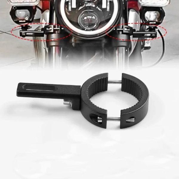 Universal Motorcycle Led Clamps Shocks Mounting Bracket Lights Extension Mount Mm Mm Afzal