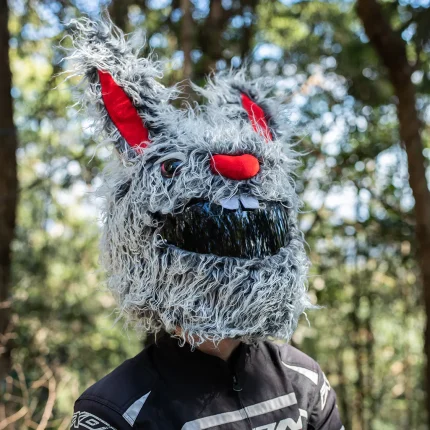 Universal Adifare Rabbit Bunny Fun Motorcycle Winter Full Helmet Cover Dust Protection