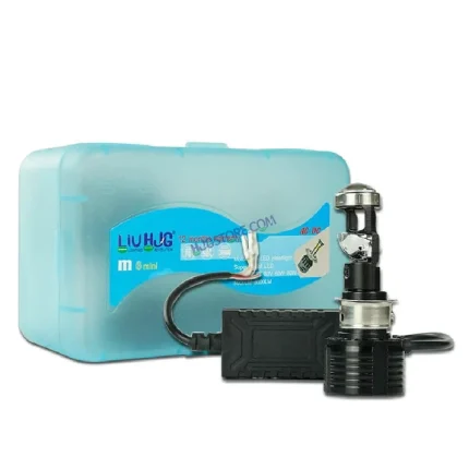 Liu HJG Y6 H4 Slim Projector LED For All Motorcycles Cars White Color Focused Projector Low Spread High Beam 1pc