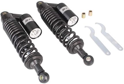 Universal LFX Motorcycle Hydraulic Air Shock Absorber Rear Suspension 12.5 Inch 320mm Pair
