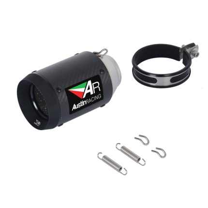 Motorcycle Exhaust Shorty Mini E32 Carbon Fiber Small High Quality and Loud Bass