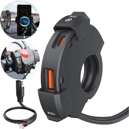 New Fast Charger Type-C & USB Smart QC 3.0 Motorcycle